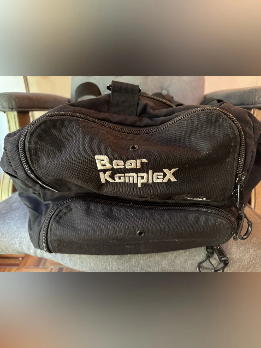 Bear Complex Commuter Black Gym/Tactical Duffel Bag (prev model)